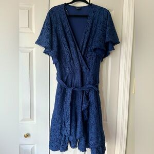 City Chic Blue Lace Dress